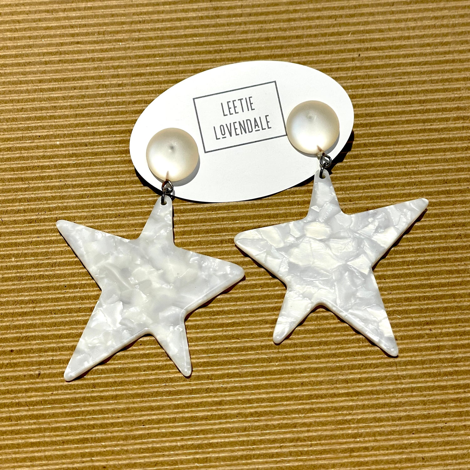 lucite earrings
