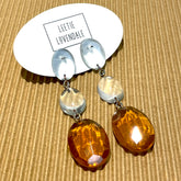 Retro Lucite Earrings