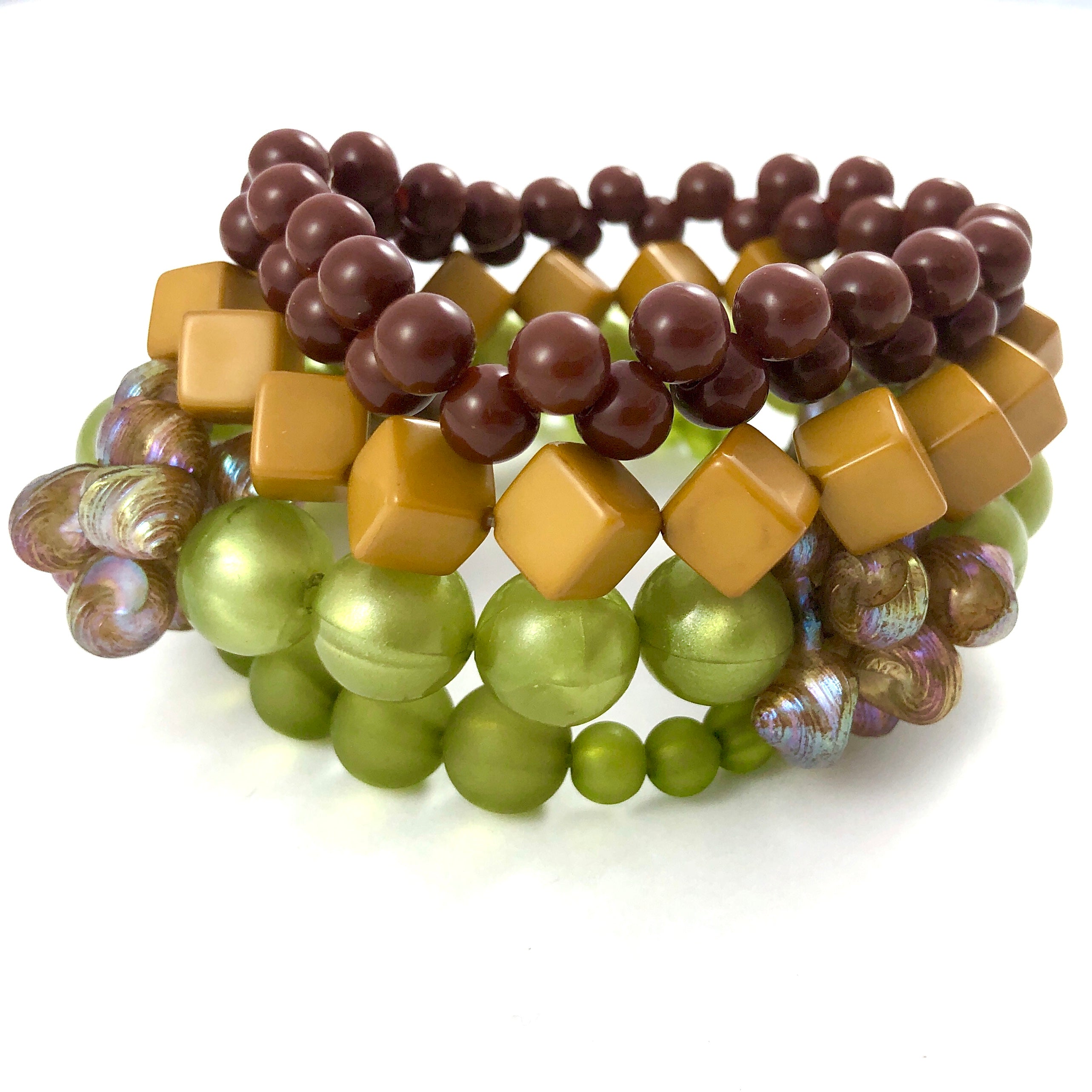 brown olive bracelets