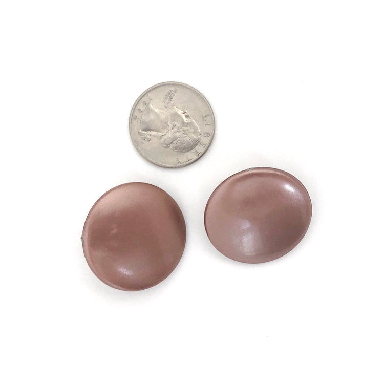 copper lucite earrings