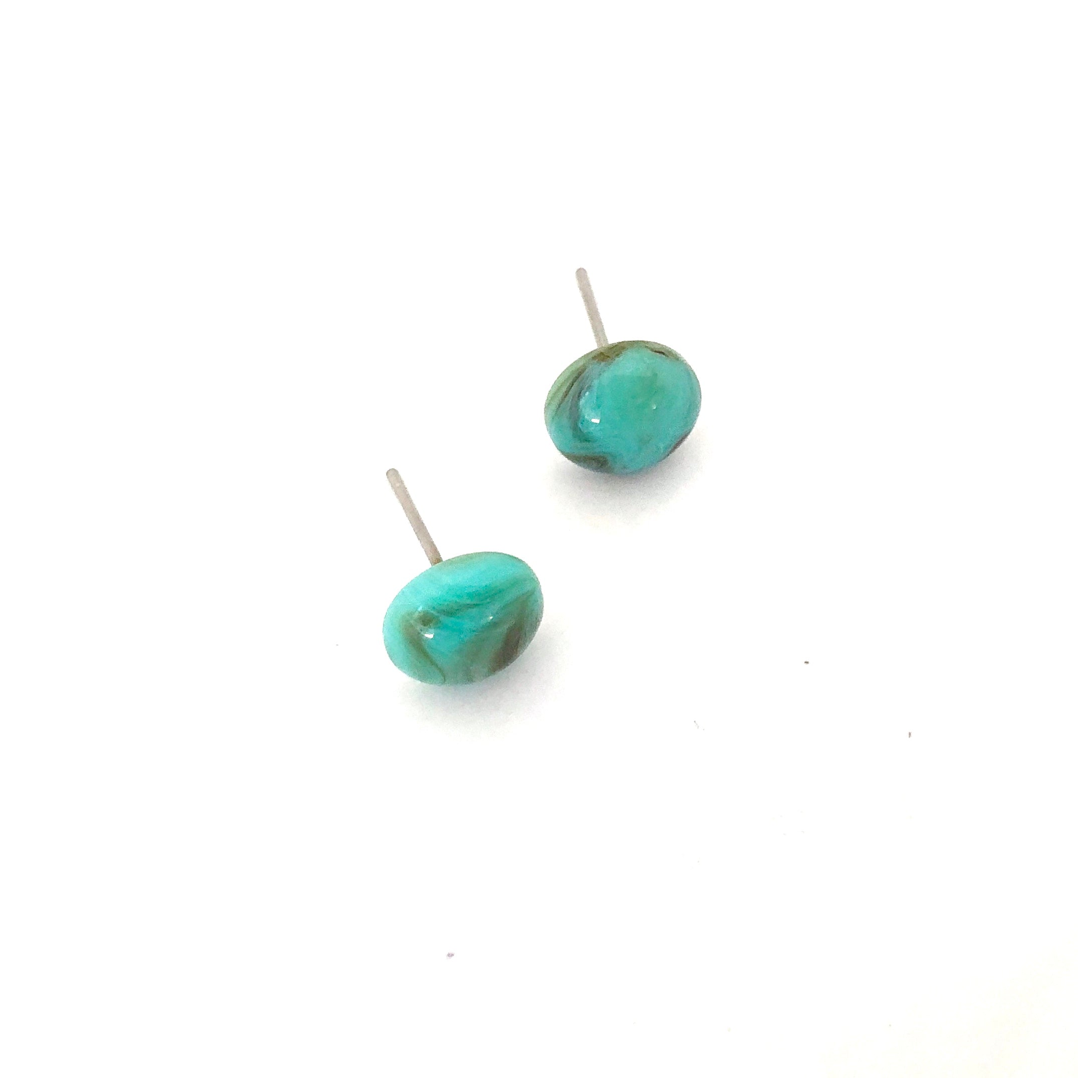 marbled button studs