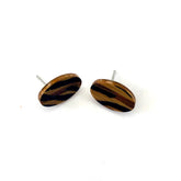 retro oval earrings