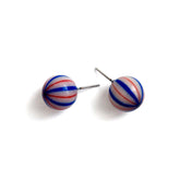 vintage striped earrings