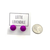 leetie violet earrings