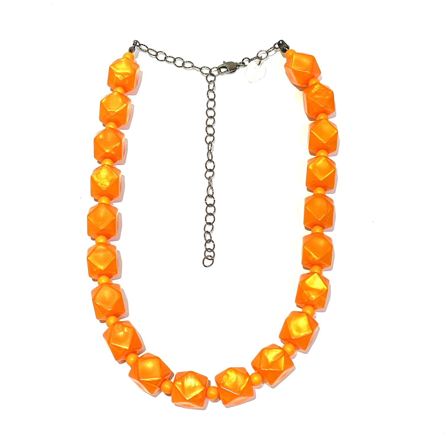 Bright Orange Marco Necklace