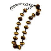 Lucite Tiger-eye Necklace
