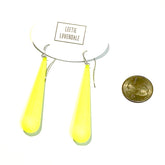Neon Yellow earrings