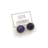 purple moonglow studs