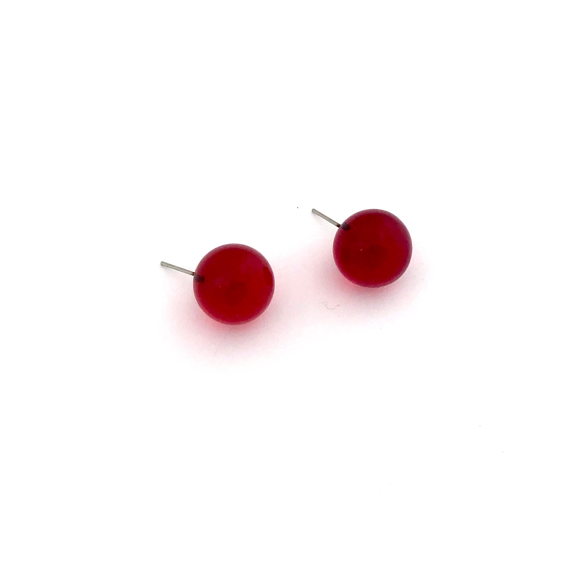 transparent jumbo earrings