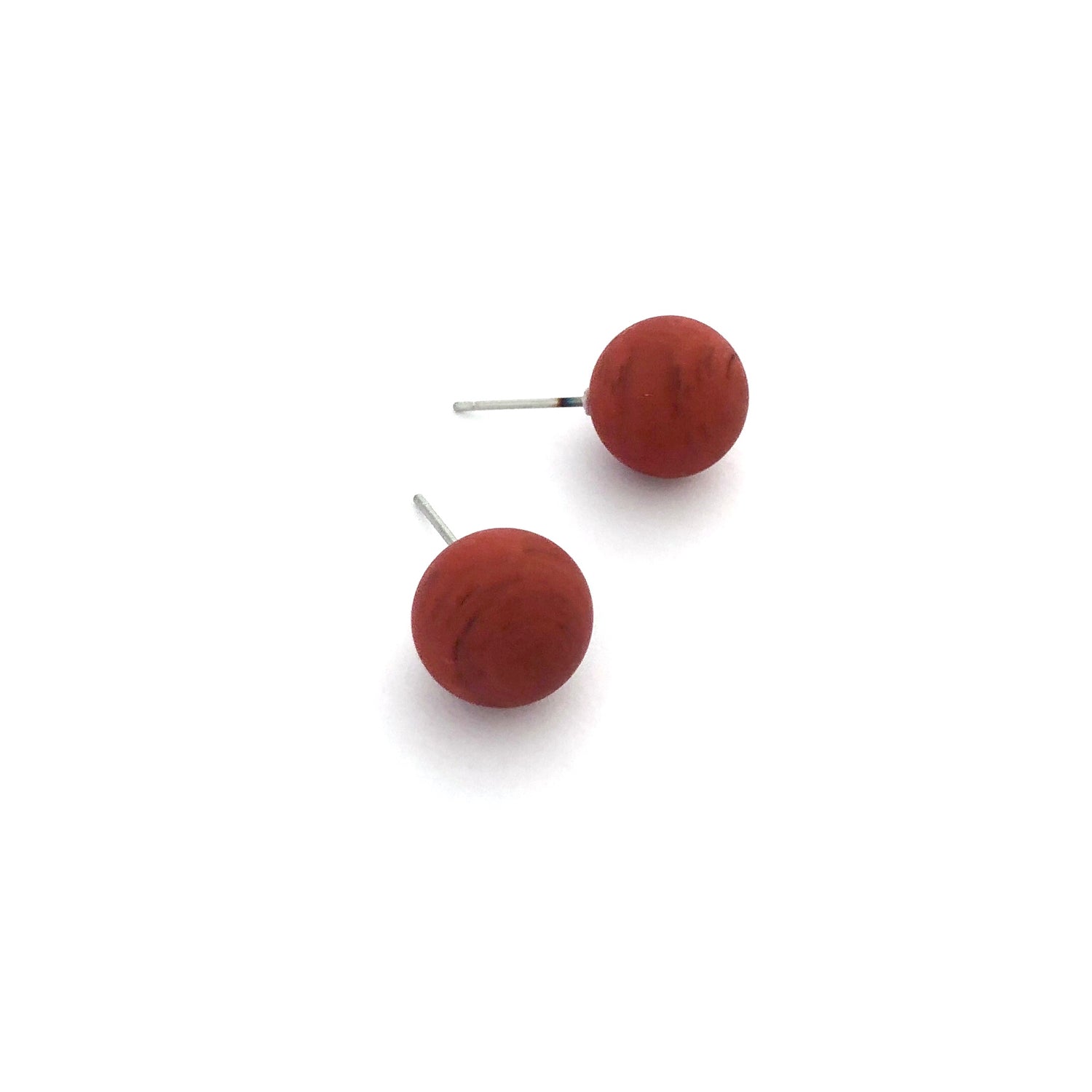 tomato red earrings
