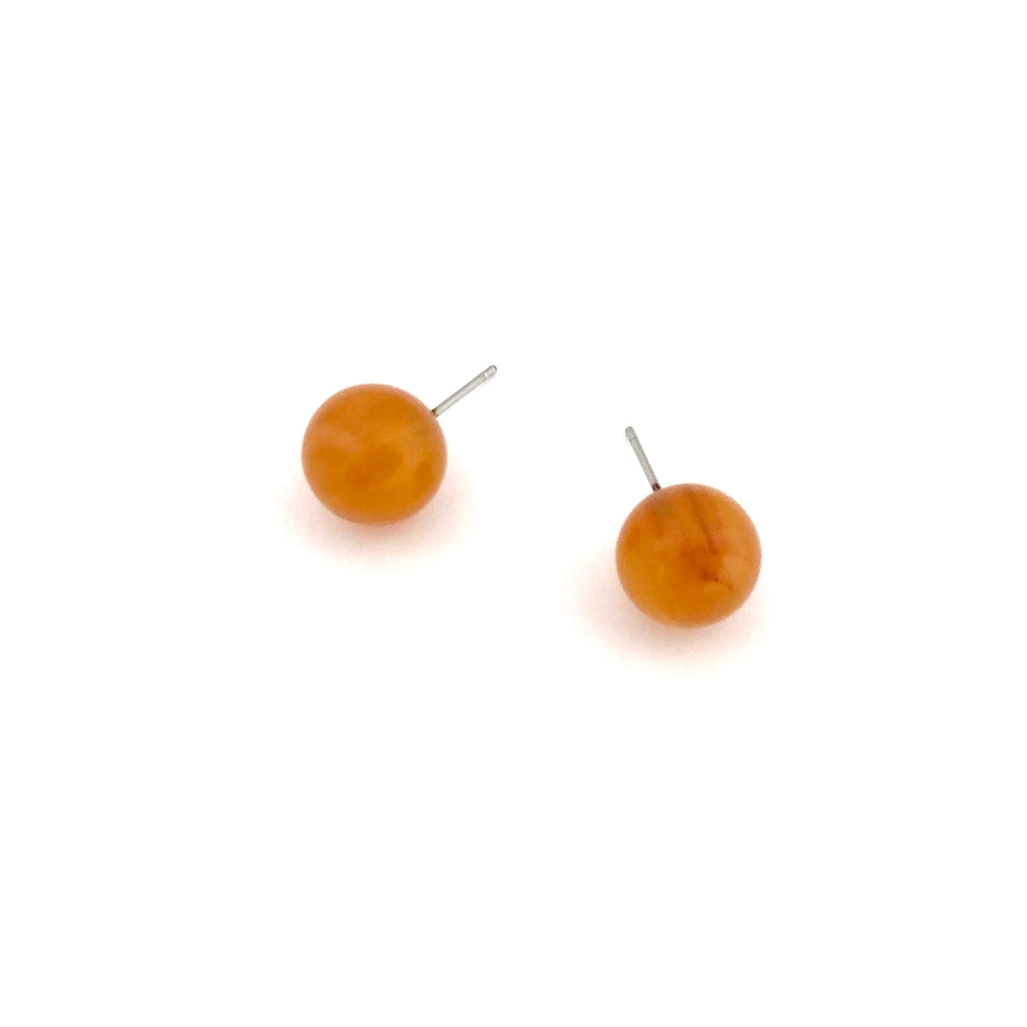 honey amber earrings