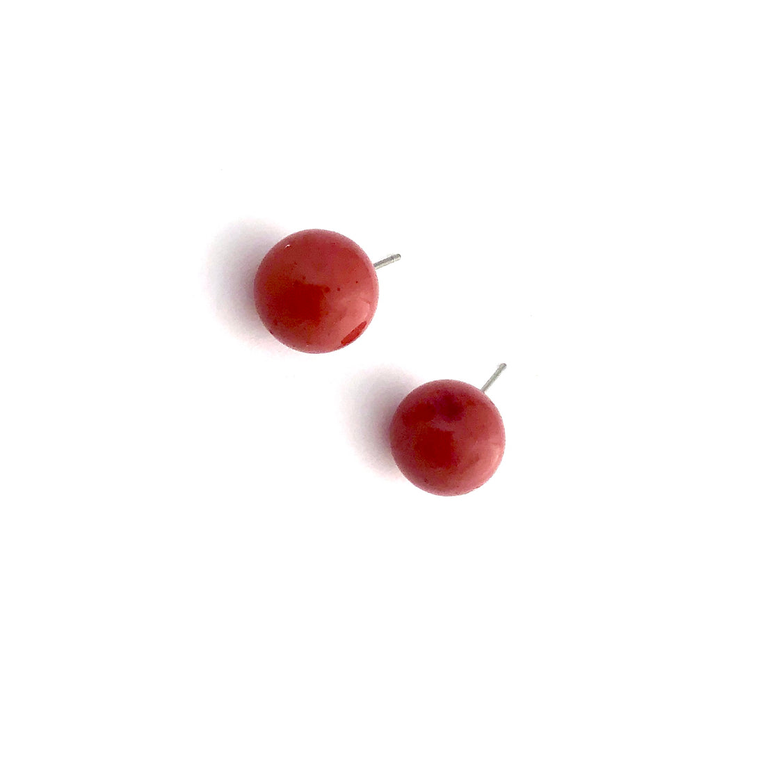 retro cranberry studs