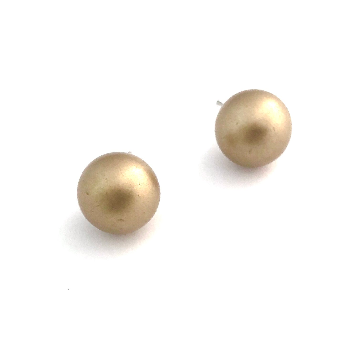 jumbo ball earrings