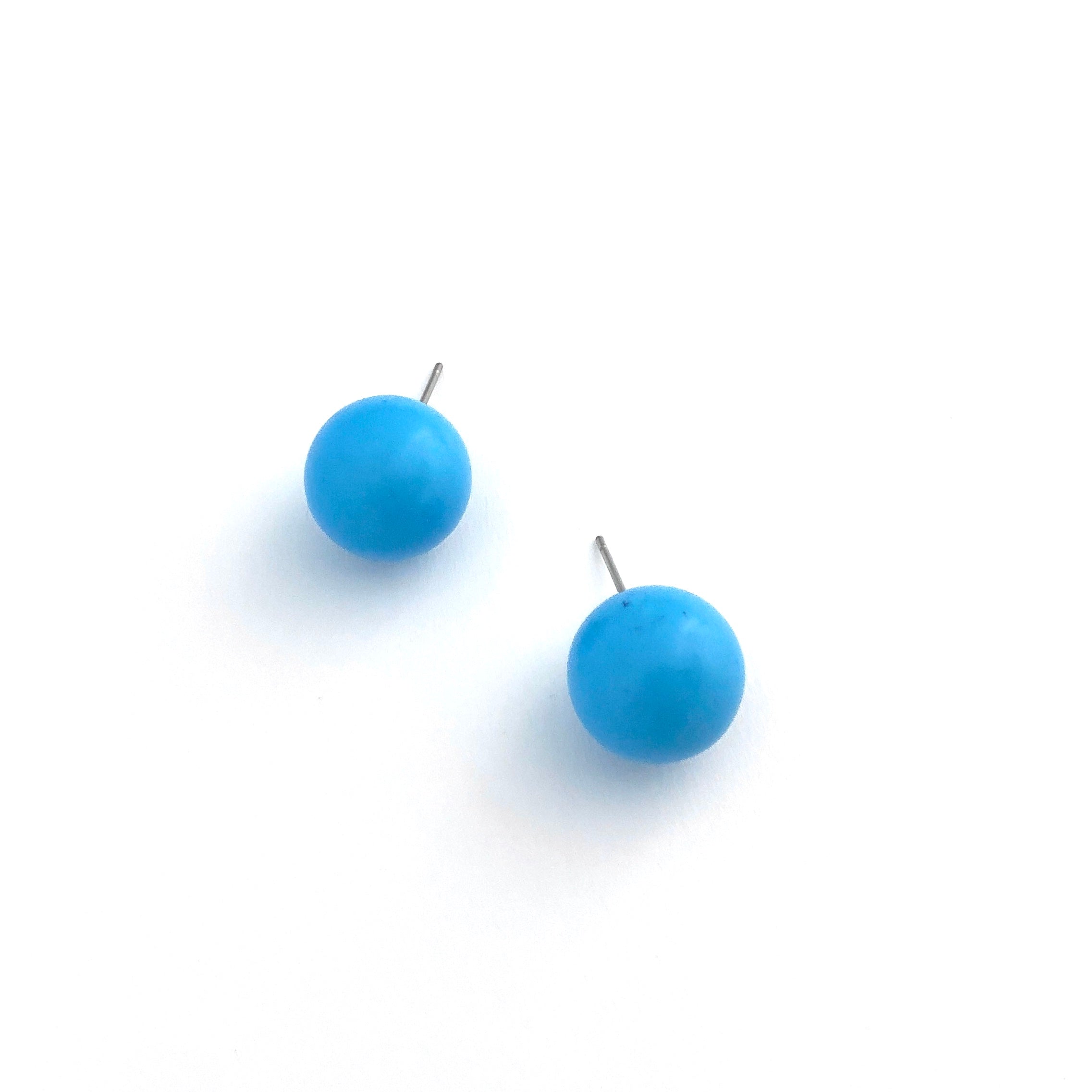 turquoise jumbo studs