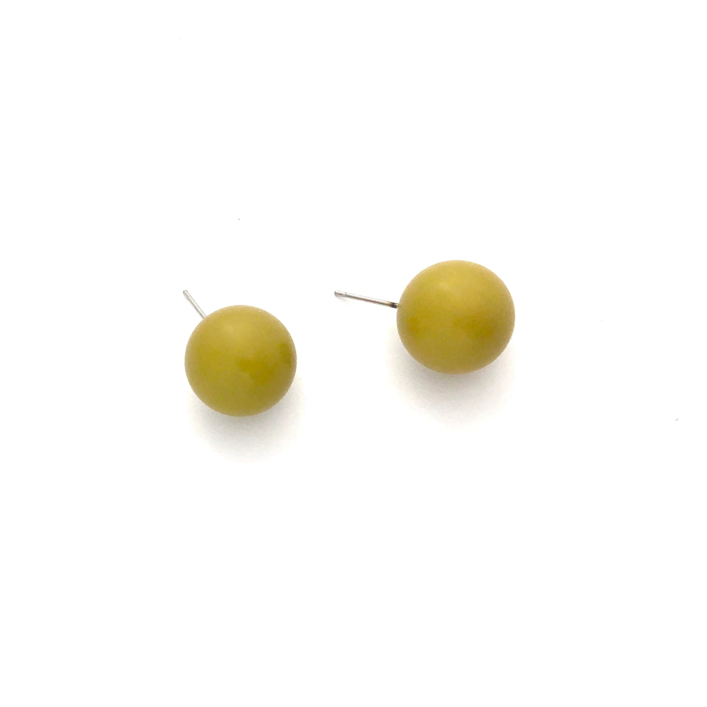 chartreuse jumbo earrings
