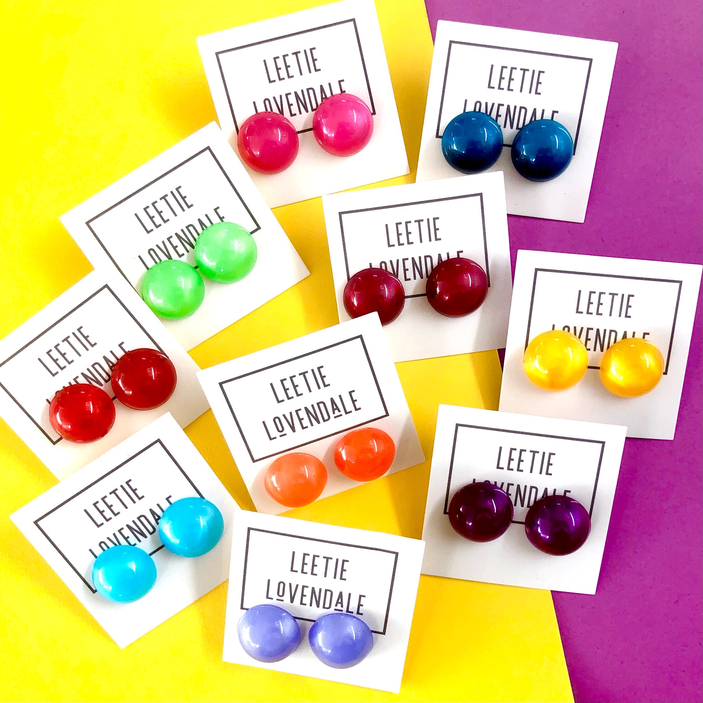 colorful lucite jewelry