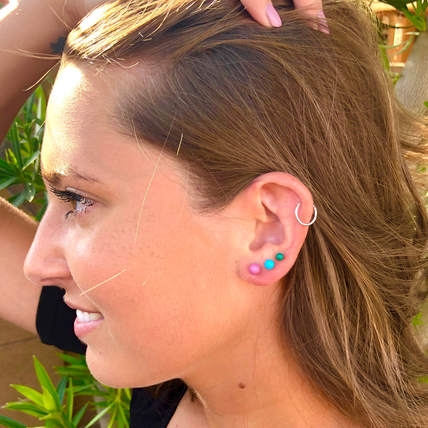 colorful earring set