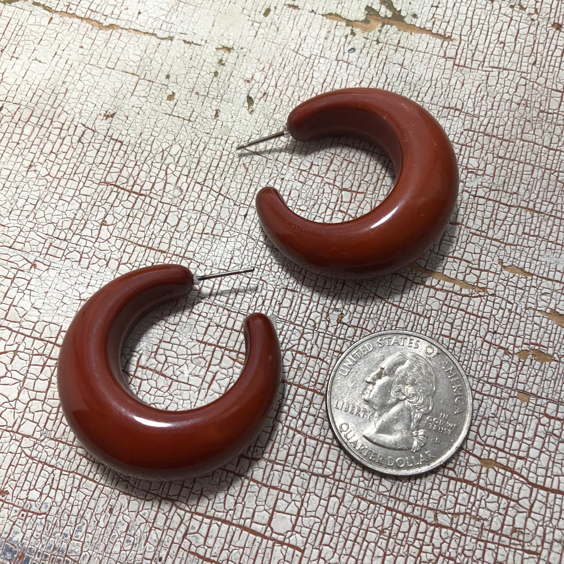 brown lucille hoops
