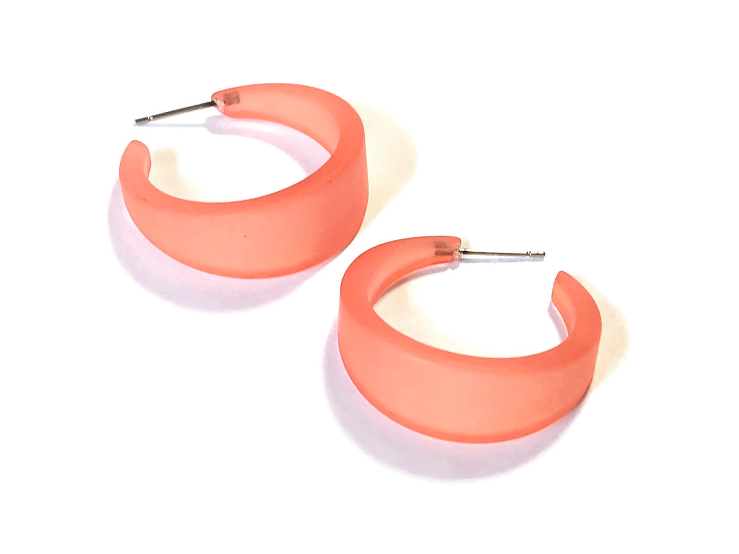 salmon earrings