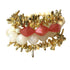 coral sprig stack bracelets