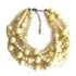 cream marbled necklace