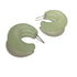 sage green hoop earrings