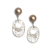 gold abba earrings