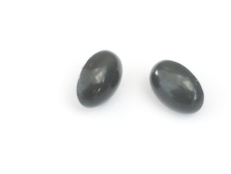 dark grey earrings