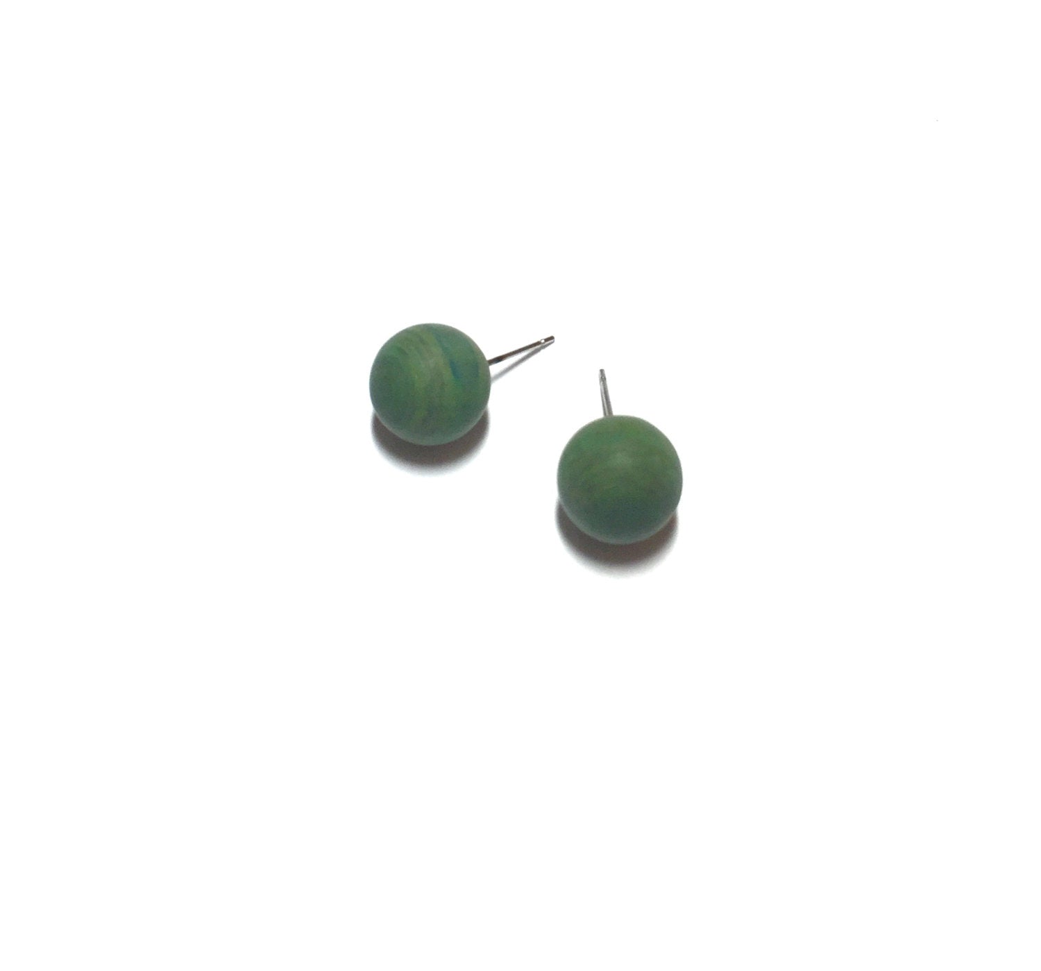 dark green studs