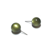 olive moonglow studs