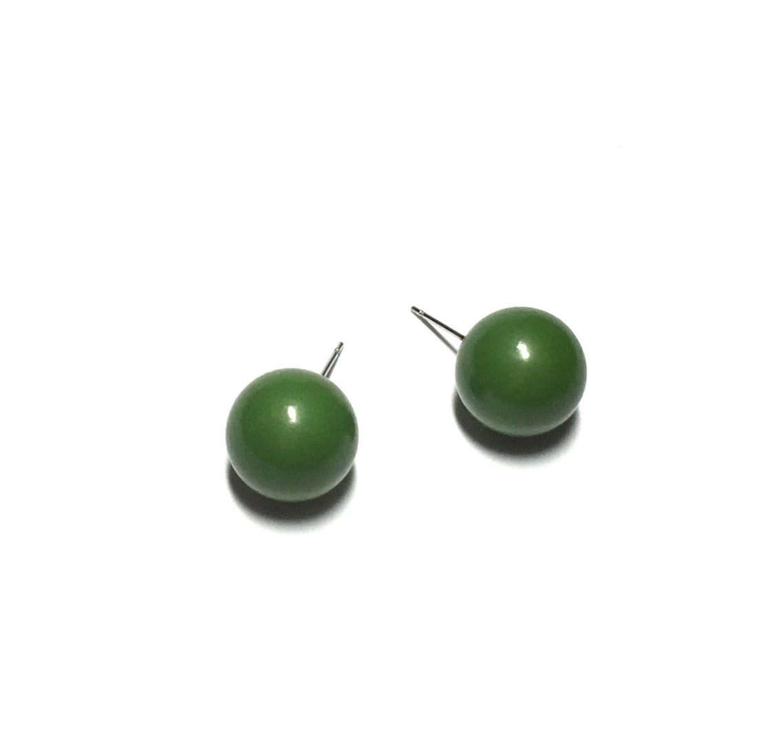 olive post earring