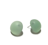 sea glass lucite earrings