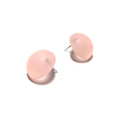 light pink post earrings
