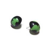green black retro buttons