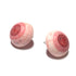 pink bullseye earrings