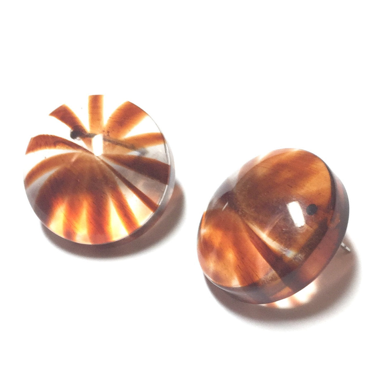 striped tortoise earrings
