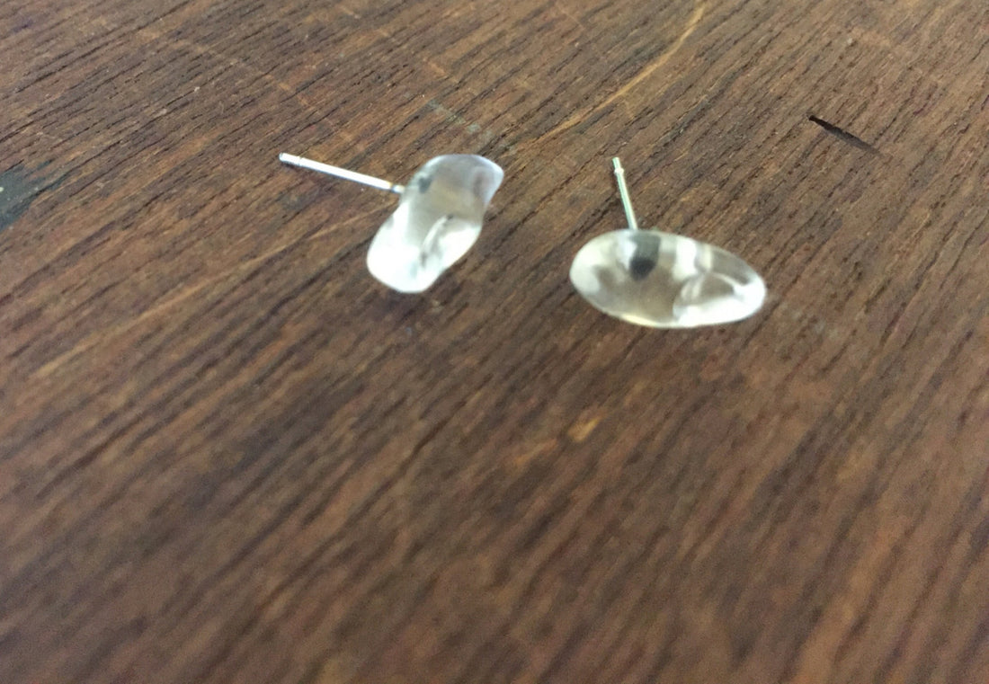 clear lucite studs