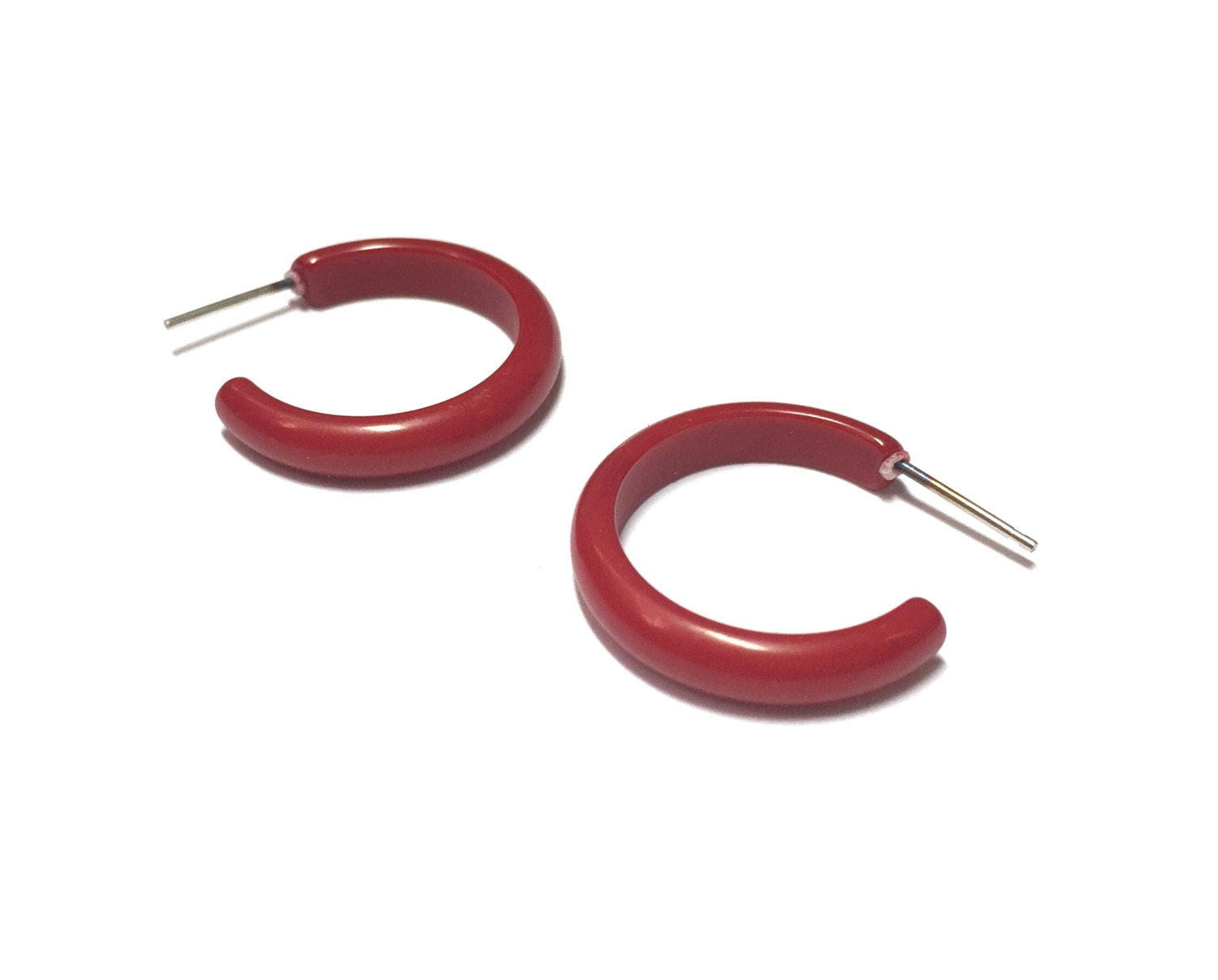 brick red hoops