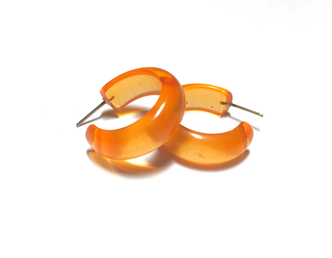 orange small hoops