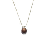 brown simple necklace
