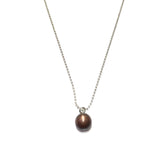 brown simple necklace leetie