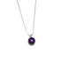 purple simple necklace
