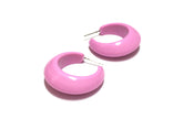 retro pink earrings