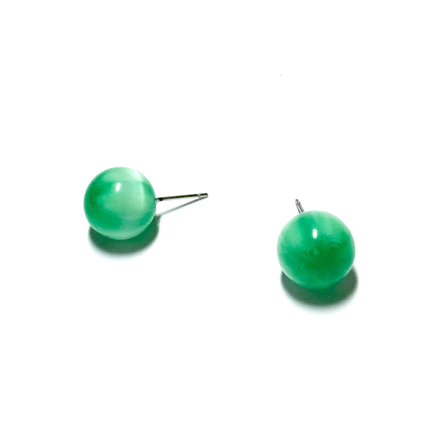 green lucite jewelry