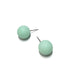 frosted mint studs