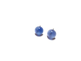 blue moonglow lucite studs