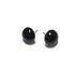 black stud earrings