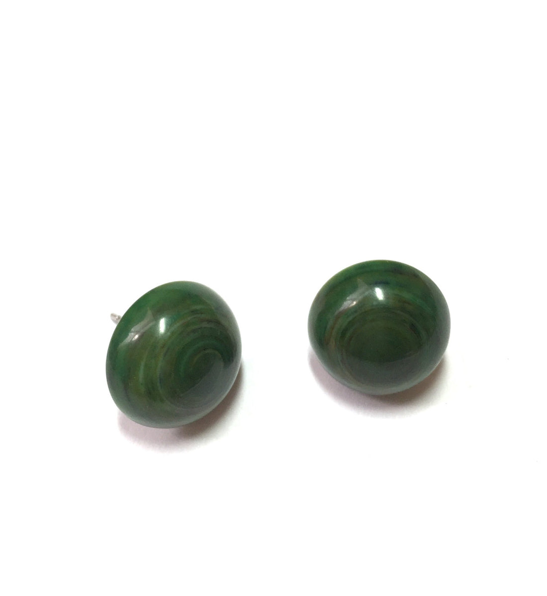 Dome disk green stud