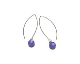 blue moonglow drop earrings