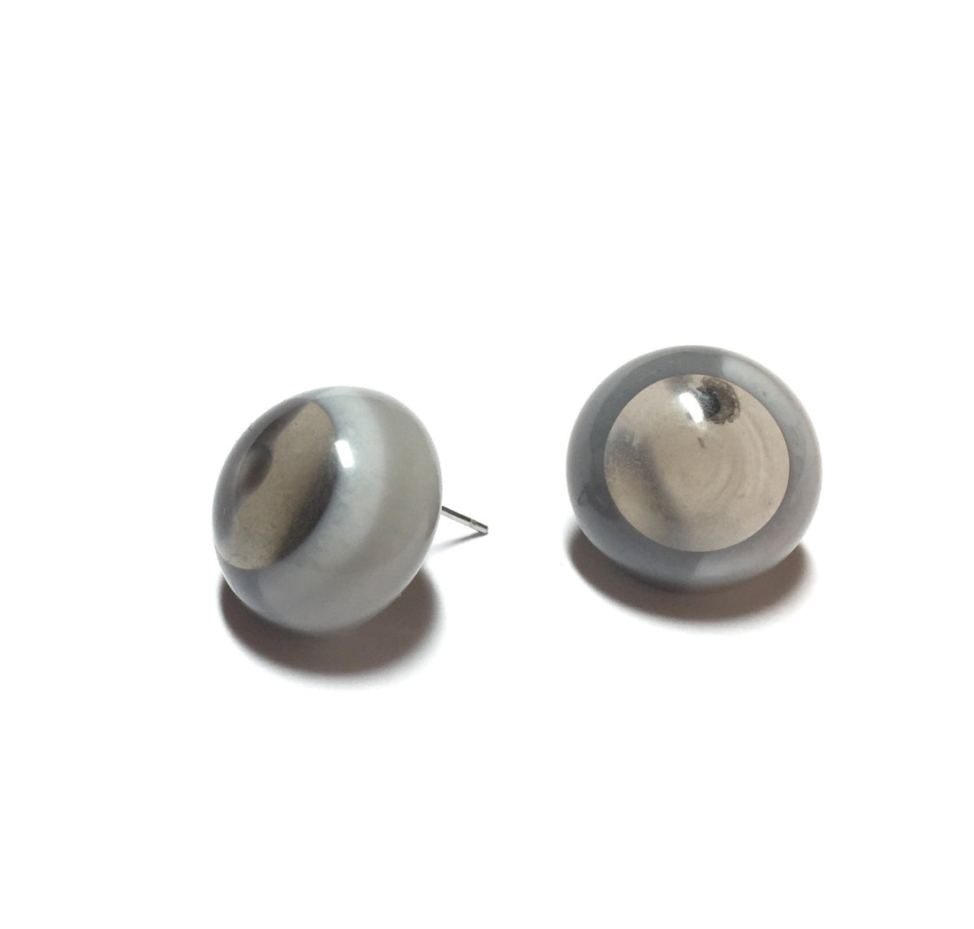 grey button studs